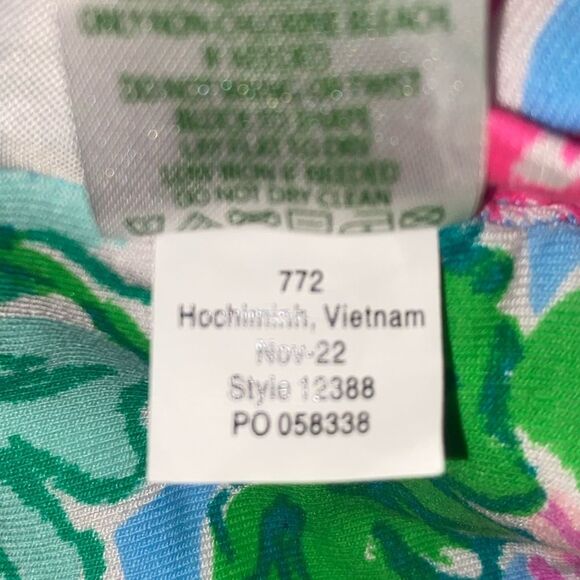 LILLY PULITZER Minka Maxi Skirt Set in Tigers Lair Tropical Floral Pattern - Picture 8 of 9